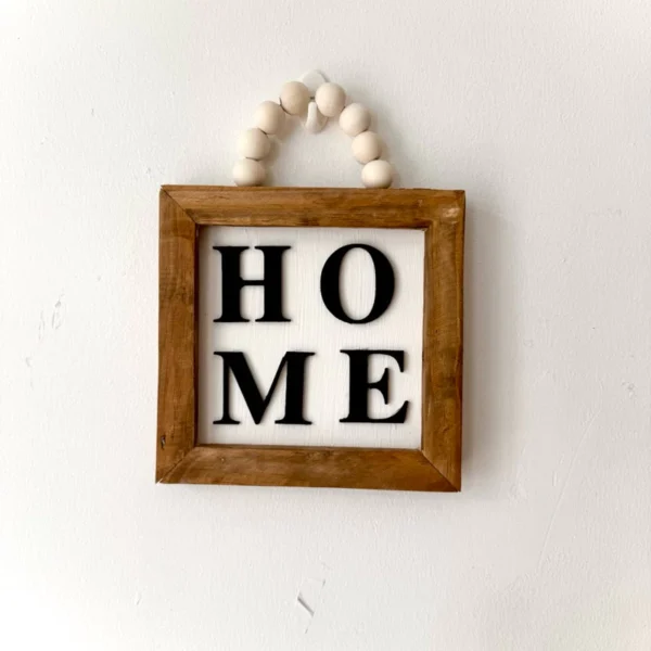 HOME Wooden Signage Frame Farmhouse Decor - Image 5