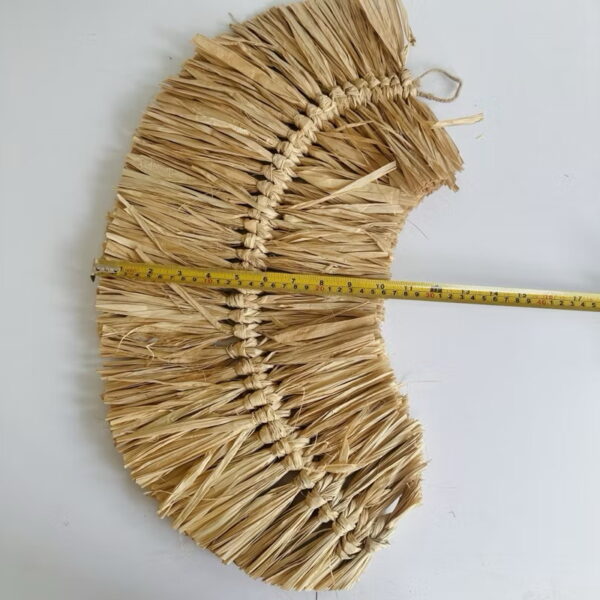 Large Rafia Feather Shape Wall Hang (Rio) - Image 6