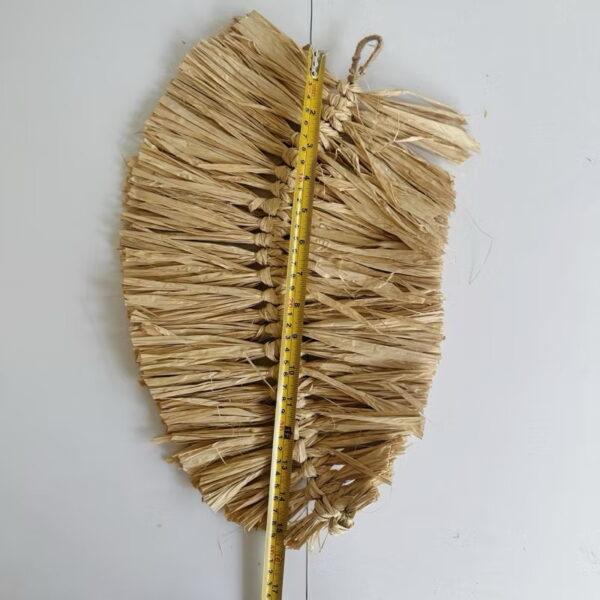 Rafia Feather Shape Wall Hang (Raisa) - Image 3