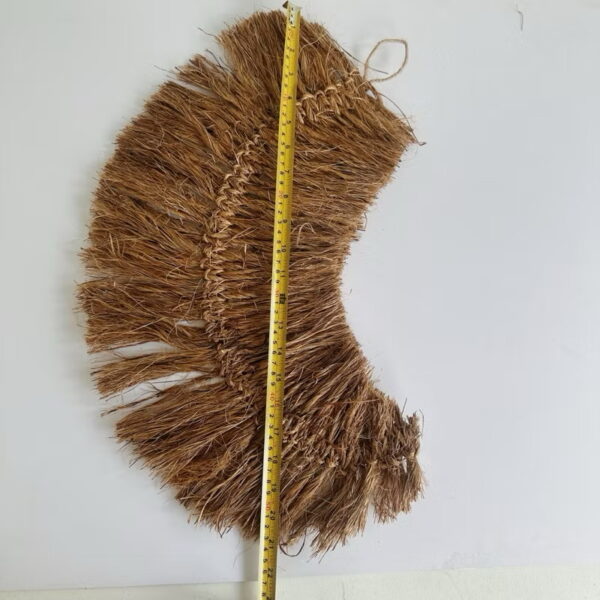 Large Abaca Feather Shape Wall Hang (Amanda) - Image 3