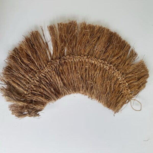 Large Abaca Feather Shape Wall Hang (Amanda) - Image 9