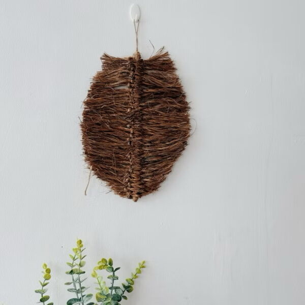 Abaca Feather Shape Wall Hang (Amos) - Image 6