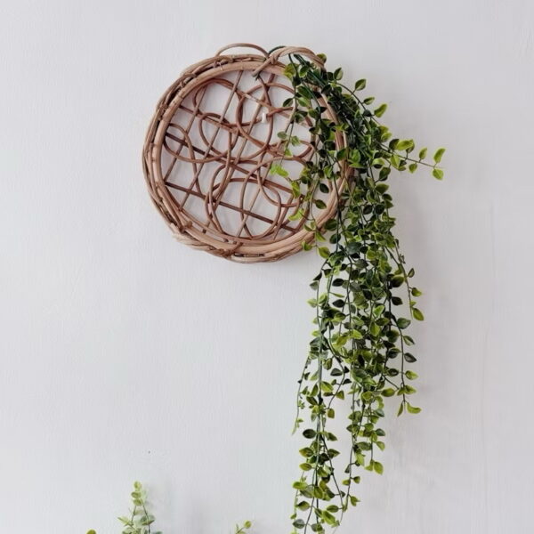 Hanging Plants Leaves or flower Artificial Faux for Decor