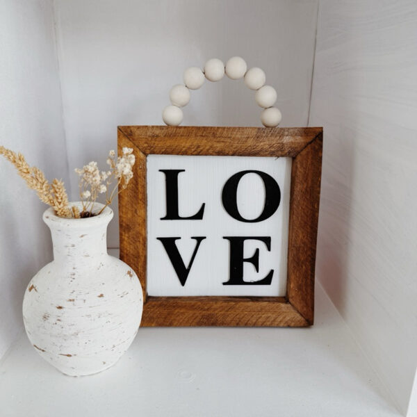 LOVE Wooden Signage Frame Farmhouse Decor - Image 6