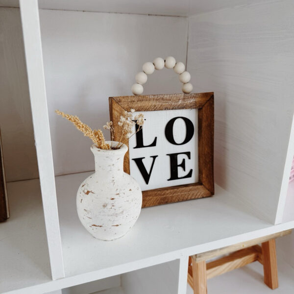 LOVE Wooden Signage Frame Farmhouse Decor - Image 2