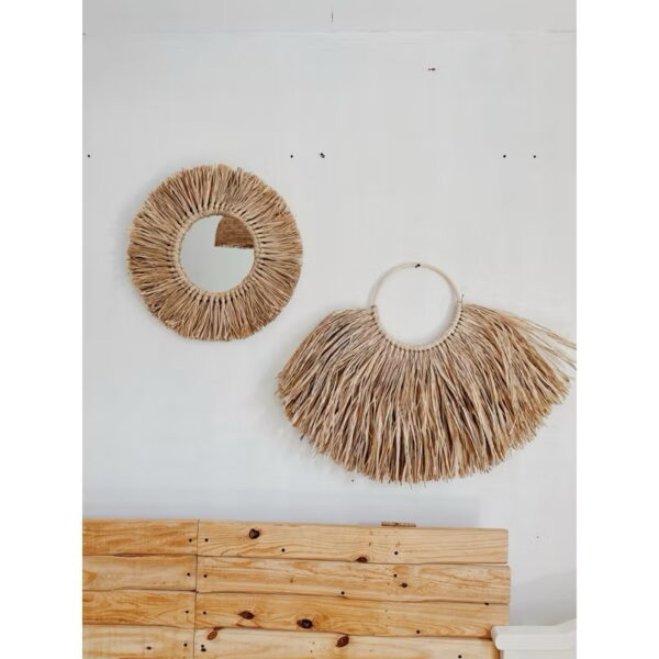 B&Co Giant Raffia Wall Decor (Savannah) - Image 4