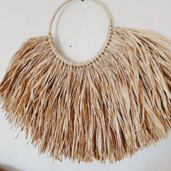 B&Co Giant Raffia Wall Decor (Savannah) - Image 2