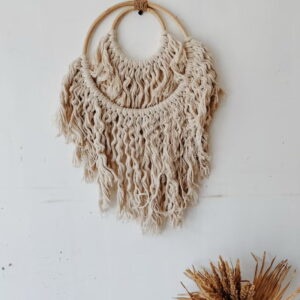B&Co 2-Ring Macrame Wall Decor (Miguel)