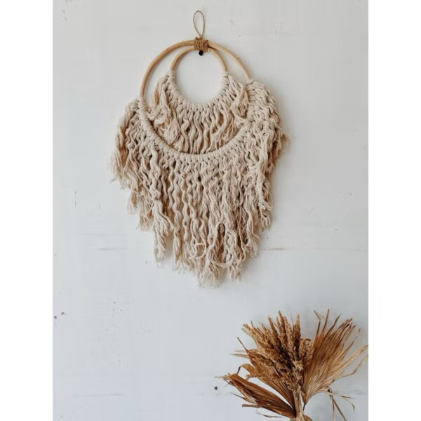 B&Co 2-Ring Macrame Wall Decor (Miguel) - Image 8