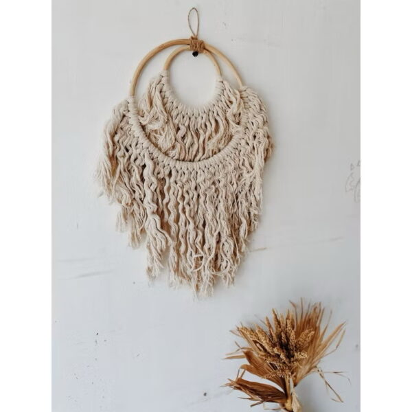 B&Co 2-Ring Macrame Wall Decor (Miguel) - Image 7