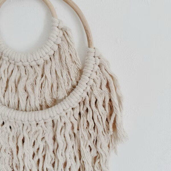 B&Co 2-Ring Macrame Wall Decor (Miguel) - Image 4