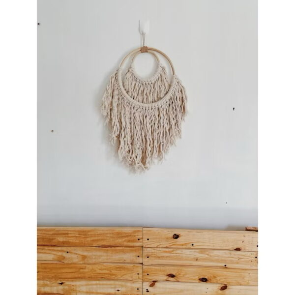 B&Co 2-Ring Macrame Wall Decor (Miguel) - Image 3