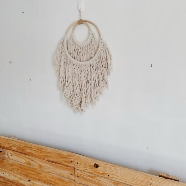 B&Co 2-Ring Macrame Wall Decor (Miguel) - Image 2