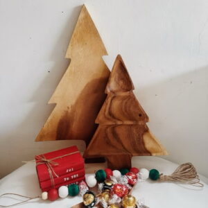 Christmas Tree Wooden Tray Board Chopping Cheese Board (Concio)