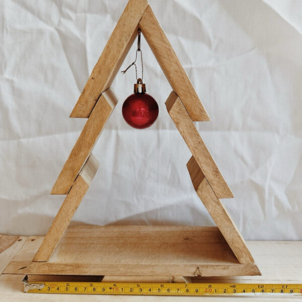 Wooden Christmas Tree 12” Tall (Nicca) - Image 2