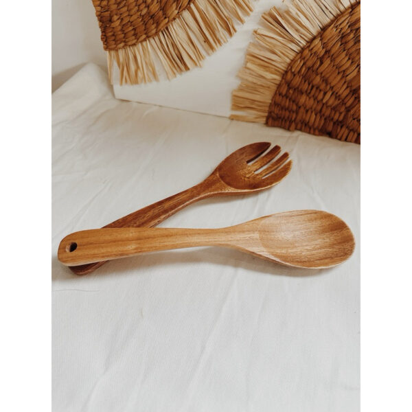 Spoon and Fork Wooden Utensils (Santa Fe) - Image 7