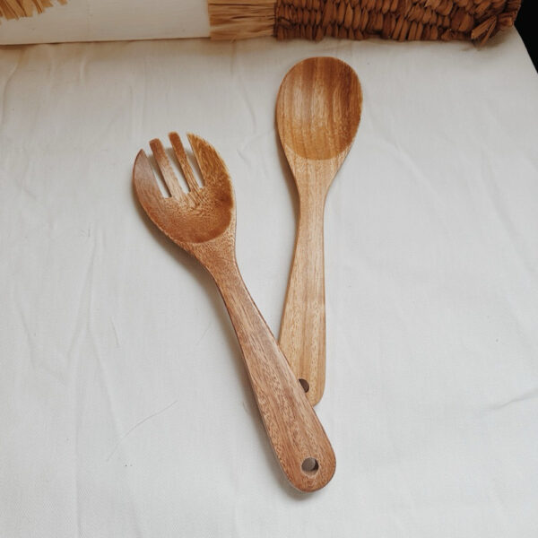 Spoon and Fork Wooden Utensils (Santa Fe) - Image 6