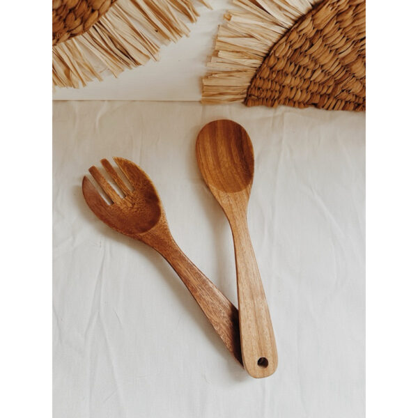 Spoon and Fork Wooden Utensils (Santa Fe) - Image 2