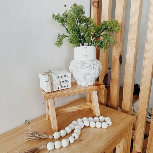 B&Co Wooden Small Bench Riser Decorative (Santiago) - Image 10