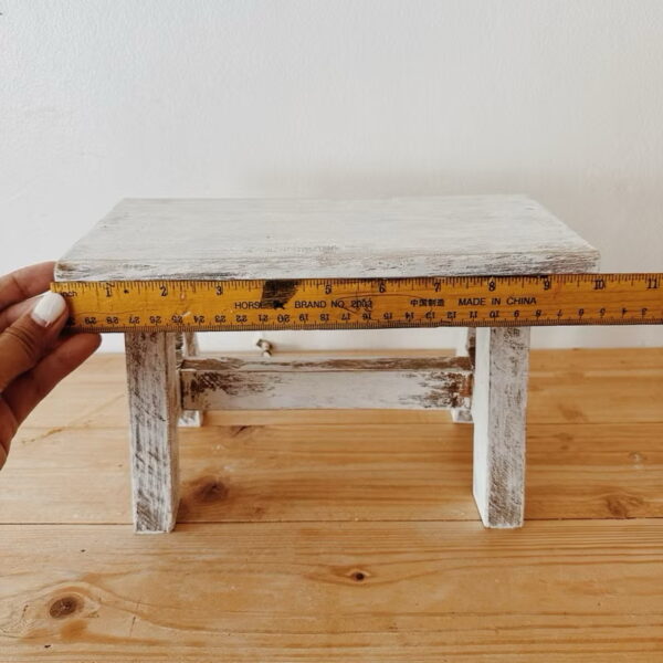 B&Co Wooden Small Bench Riser Decorative (Santiago) - Image 6