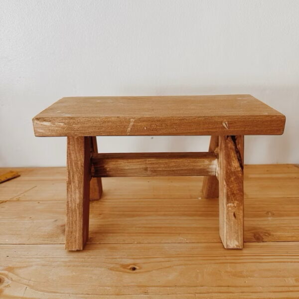 B&Co Wooden Small Bench Riser Decorative (Santiago) - Image 3