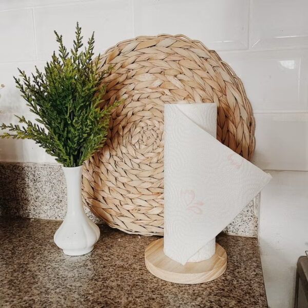 Kitchen Roll/ Tissue Holder Wooden (Thea)