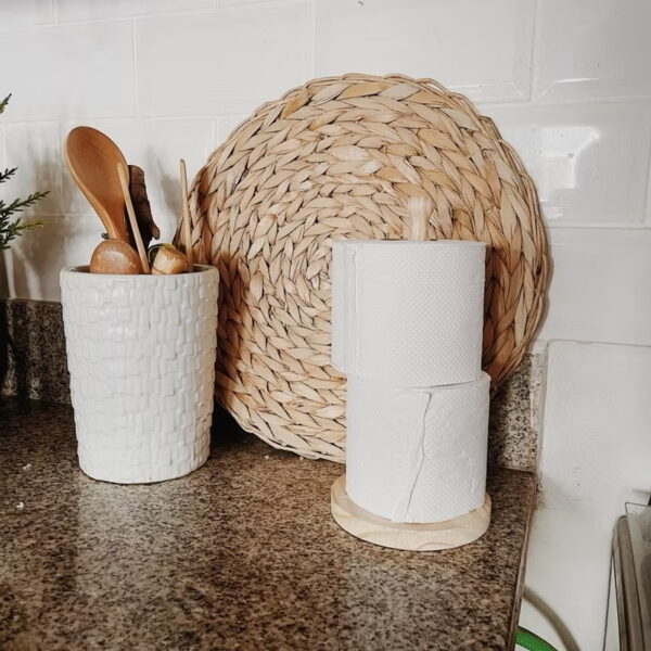 Kitchen Roll/ Tissue Holder Wooden (Thea) - Image 7