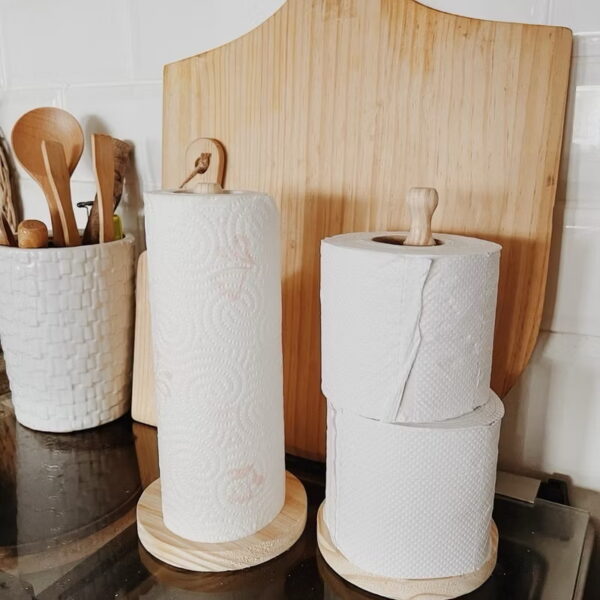 Kitchen Roll/ Tissue Holder Wooden (Thea) - Image 6