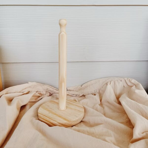 Kitchen Roll/ Tissue Holder Wooden (Thea) - Image 4