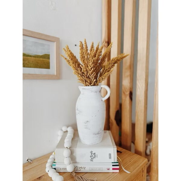 B&Co Handcrafted Clay pot Vintage Vase Decorative (Eva) - Image 13