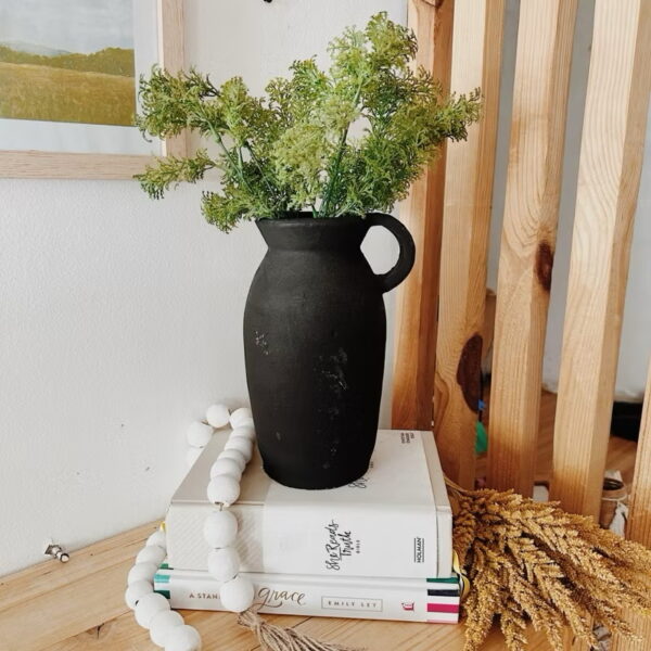 B&Co Handcrafted Clay pot Vintage Vase Decorative (Eva) - Image 12