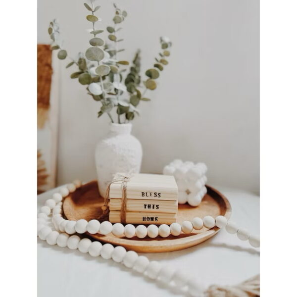12” Round Wooden Tray Plate Decorative (Pedro) - Image 3