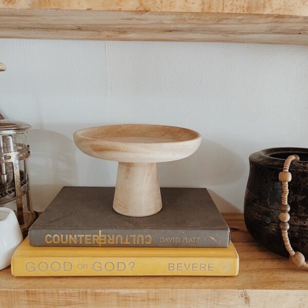 Mini Cake Stand All Natural Wood (Carolina) - Image 12
