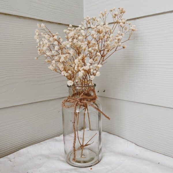 Glass Vase with Jute (Gabin)