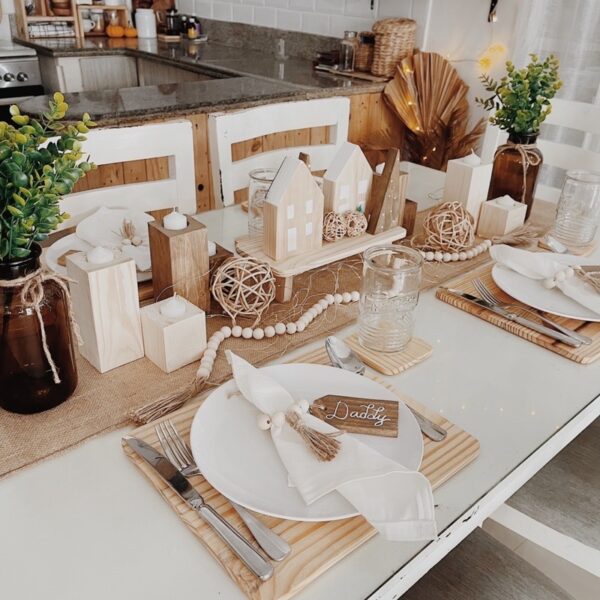 Wooden Placemat and Coaster (Pandora) - Image 4