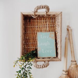 Basket Tray 12x10x3.5” (Blanca)