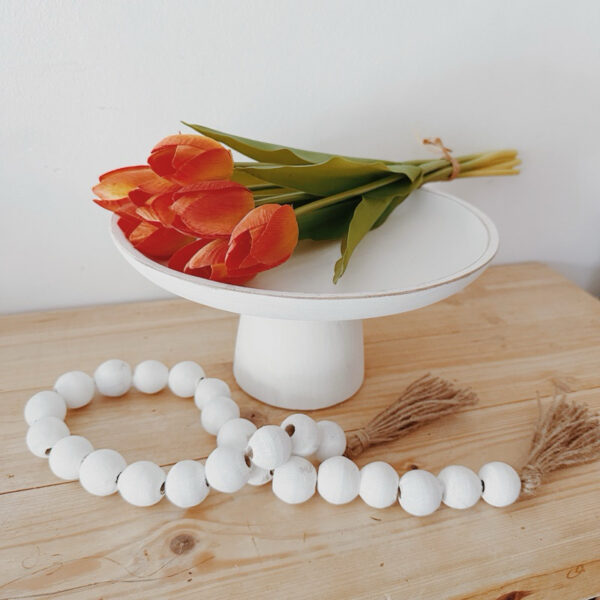 Big Wooden Cake Stand 9”-10” (Cora)
