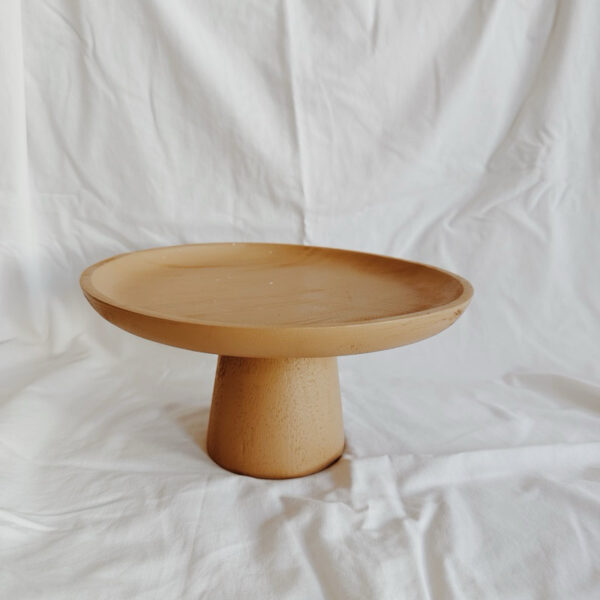 Big Wooden Cake Stand 9”-10” (Cora) - Image 2