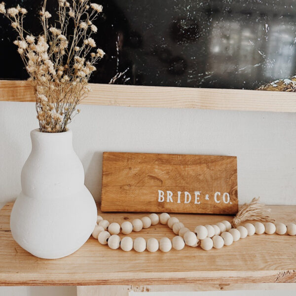 Wooden Block Signage (Gracia) - Image 11