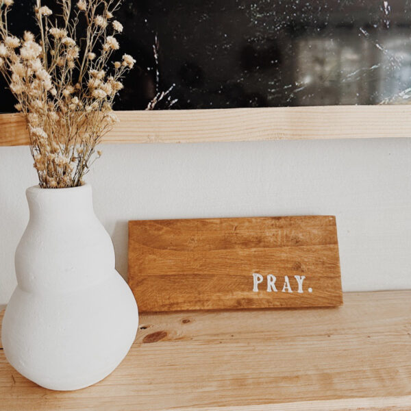 Wooden Block Signage (Gracia) - Image 4