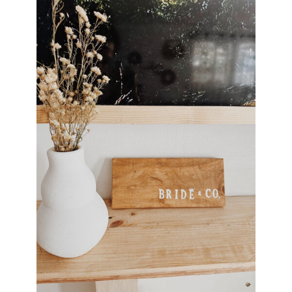 Wooden Block Signage (Gracia) - Image 3