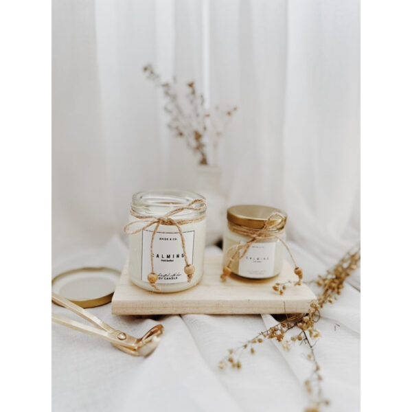 CALMING Fresh Bamboo Scent Soy Wax Candle - Image 11