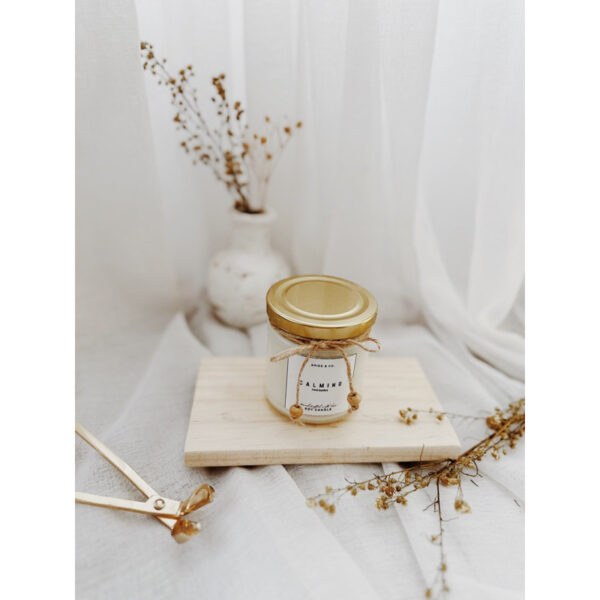 CALMING Fresh Bamboo Scent Soy Wax Candle - Image 2