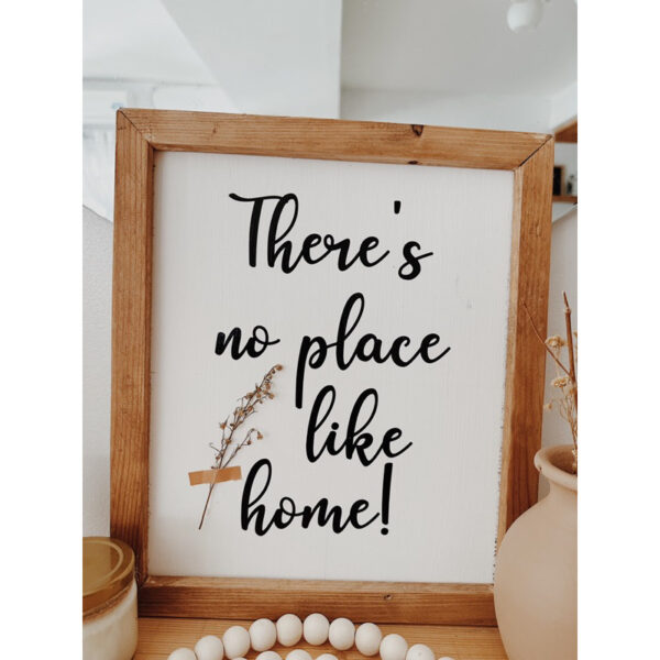 “There’s No Place Like Home” Framed Wood Sign/ Wall Art - Image 10