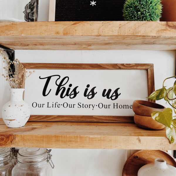 “This is Us…” Framed Wood Sign/ Wall Art - Image 5