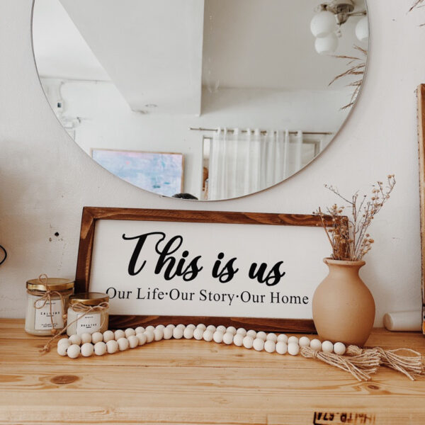 “This is Us…” Framed Wood Sign/ Wall Art - Image 8