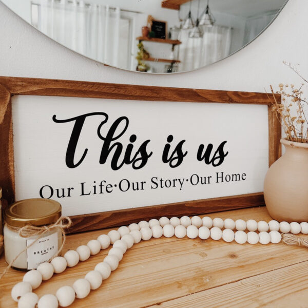 “This is Us…” Framed Wood Sign/ Wall Art - Image 9
