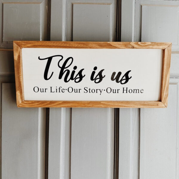 “This is Us…” Framed Wood Sign/ Wall Art - Image 10