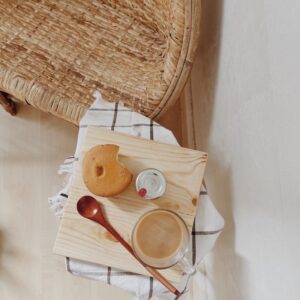 Wooden Square Tray/ Breakfast Tray (Tessa)