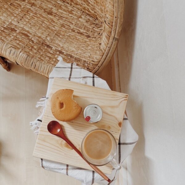 Wooden Square Tray/ Breakfast Tray (Tessa)